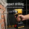 3-Function Handheld Lithium Hammer Drill & Electric Screwdriver Set