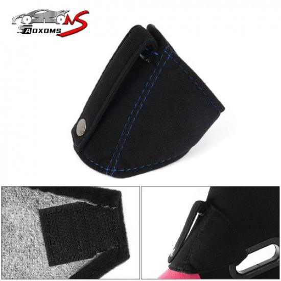 JDM Flocking Cloth Car Bucket Seat belt Guide Safety Seat Belt Holder Protector