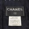 Chanel 01P P17432V09913 Wheel COCO Button Houndstooth Jacket 36 Navy X beigeUsed