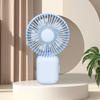 Summer Handheld Mini Fan, Children's Cute Cartoon Watch, Small Fan, USB Charging, Portable Fan, Three Speed with Light Gift