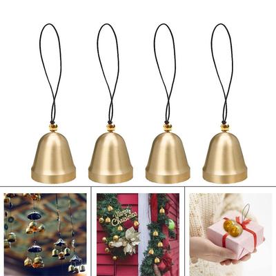 Craft 4cm Metal Wind Chimes DIY Jingle Ornament Jingle Bells Hanging Metal Christmas Bell Home Decor