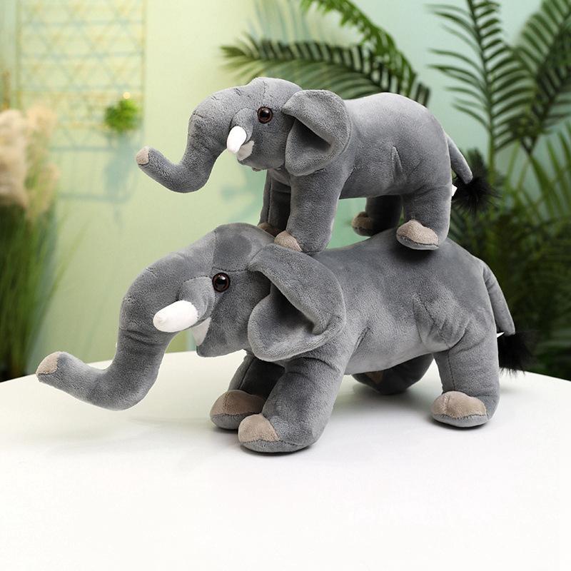 Simulated Elephant Doll Cartoon Plush Toy Baby Soothing Elephant Pillow Children Sleeping with Velvet Doll