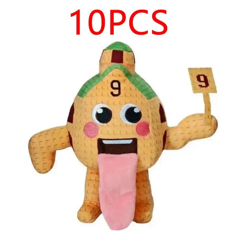 Steal A Brainrot Game Plush No 9 No 67 Funny Tongue Spitting Handheld Stuffed Digital Doll Soft Toy Gift