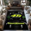 Doctor46 Customizable Name Floor Rug Office Rug Perfect For Outdoor Living Rooms Entryway Balcony Antislip Rug Anime Office Decor