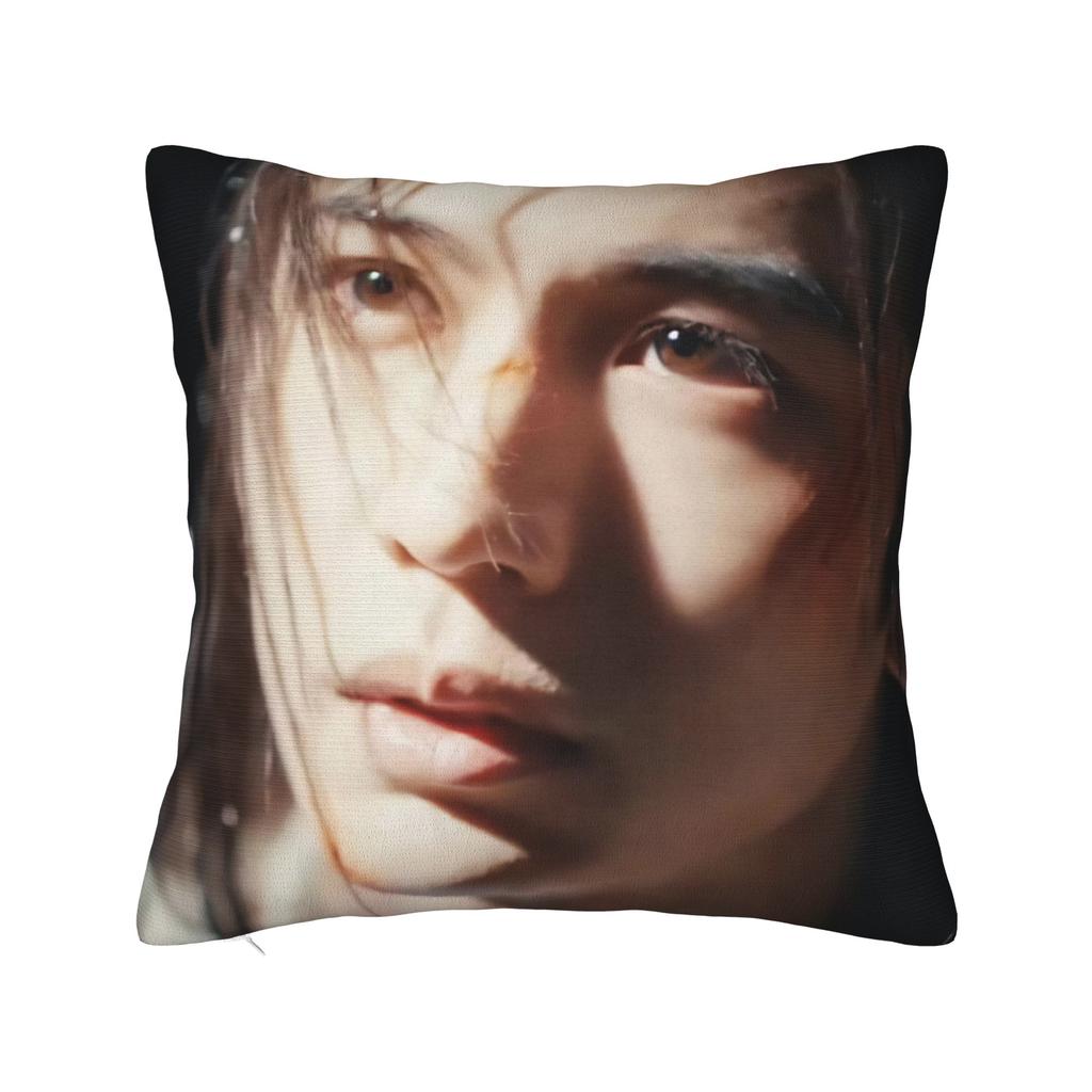 Pursuit of Jade Zhu Yu Square Pillow Covers Polyester Sofa Zhang Linghe Cushion Cover Cool Decor Pillow Cover