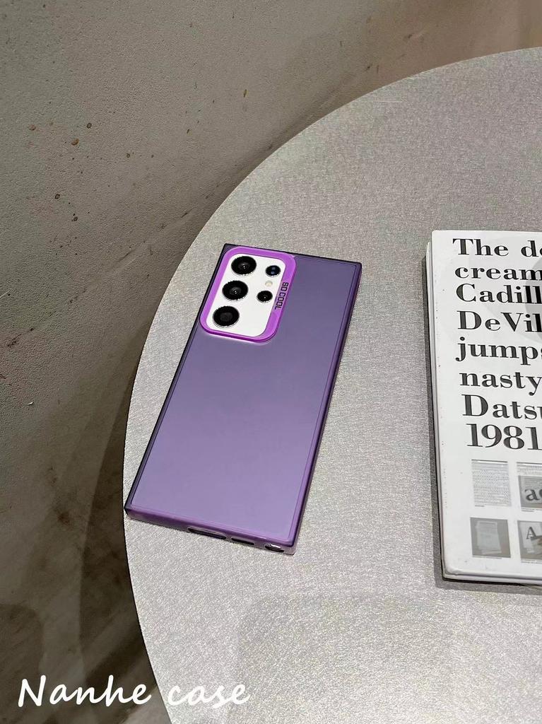 Applicable to Samsung S25Ultra mobile phone case a71 new a55 color silver a06 foreign note20ultra protective case