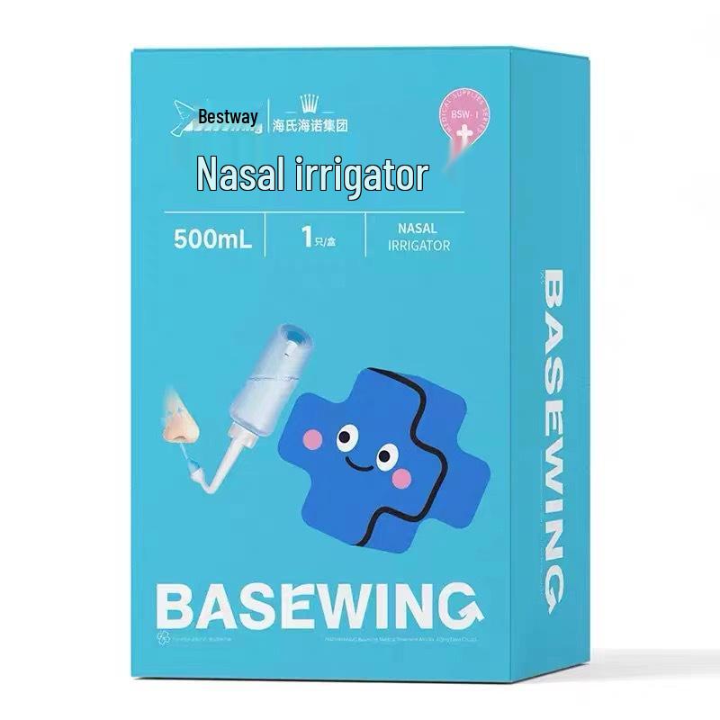 Haishi Hainuo Nasal Wash Pot: Sinus Irrigation Device for Adults & Children with Nasal Wash Salt