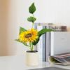Home Decoration Artistic Sunflower Planters Garden Ornament Simple Living Room Tabletop Decorations Simulation Flowerpot Gifts