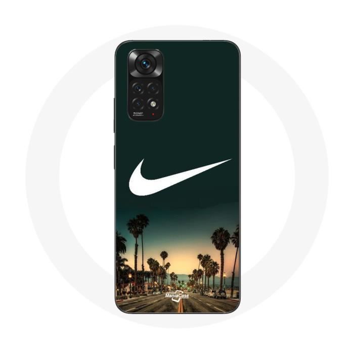 Coque pour Xiaomi Redmi Note 11S Nike logo palmier miami