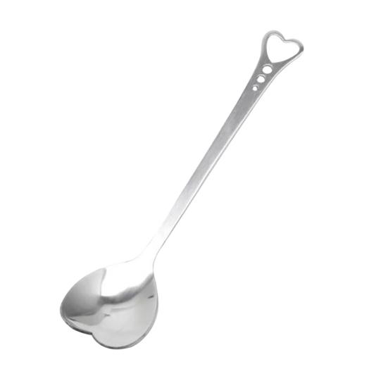 

Ложка для смешивания кофе, мороженого, чая из нержавеющей стали с полым сердцем