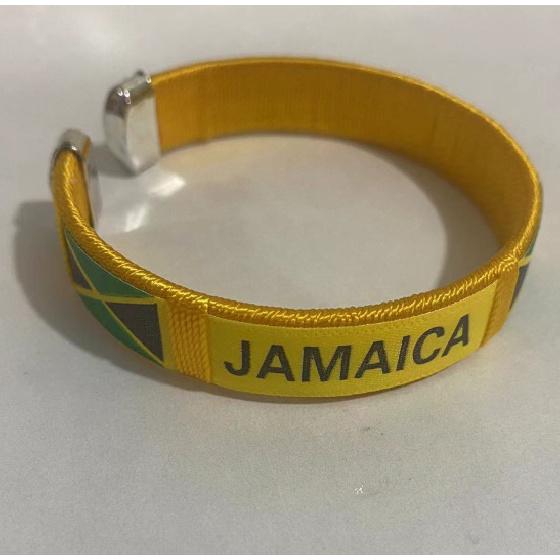 2026 World Cup Flag Bracelet Spain Sports Wristband Embroidered Bracelet Fan Supplies