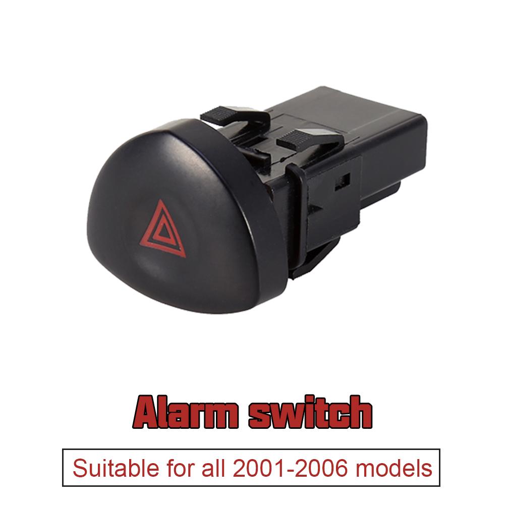 For Renault Clio MK II 01‑06 Types Hazard Warning Lamp Switch Button Ho