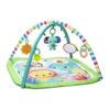 Bright starts Alfombra de actividades para bebé en el suelo evolutiva plegable - Jungla Verde - arco con juguetes sensoriales y musicales, espejo