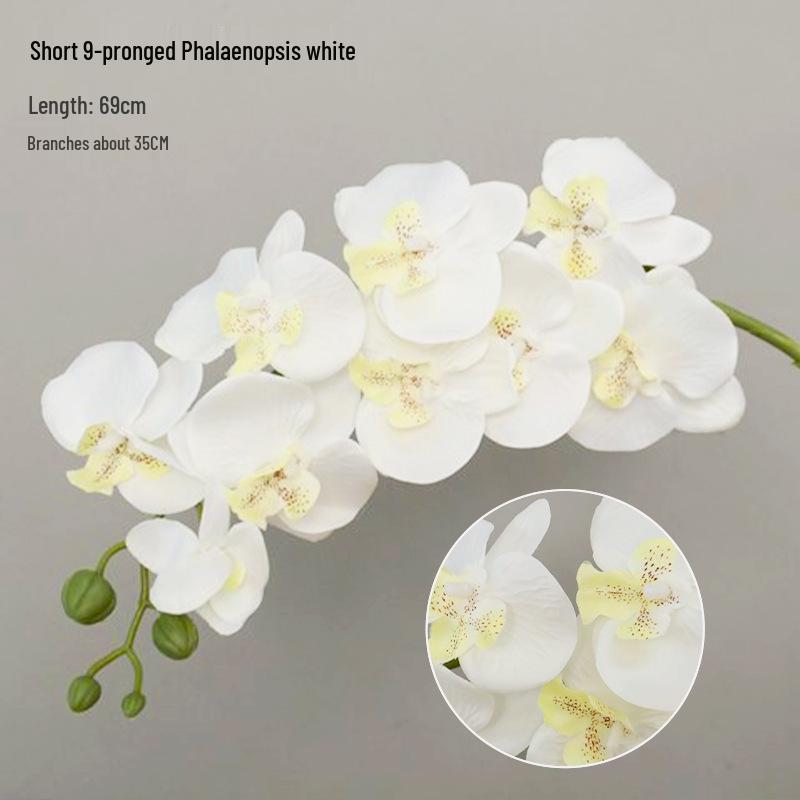 Luxury Realistic Phalaenopsis Artificial Flower for Weddings and Home Décor
