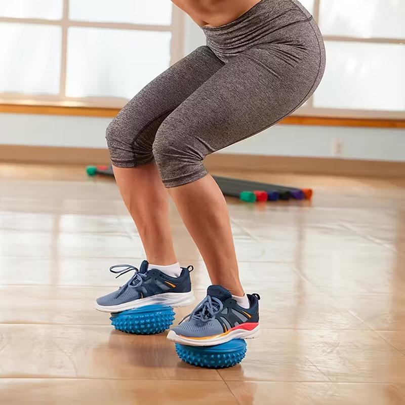 Palla Semisfera Gonfiabile per Massaggio Allenamento Equilibrio Palla Tattile Palla Fitness Trainer Core Antiscivolo per Yoga Pilates Allenamento a Casa