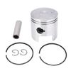 Outboard Piston Set 71mm 12110‑96353‑050 Metal Alloy Replacement for Suzuki 2‑Stroke DT20 DT25 DT30 Outboard 1986 and
