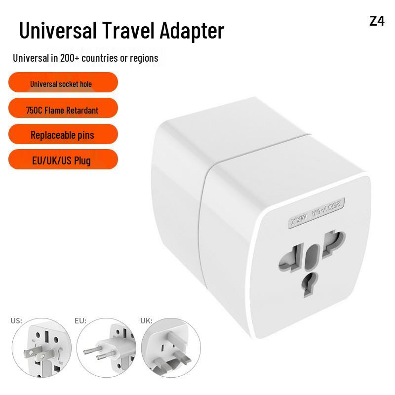 Universal Travel Adapter Plug UK Standard Converter - CE Certified for Malaysia & Hong Kong