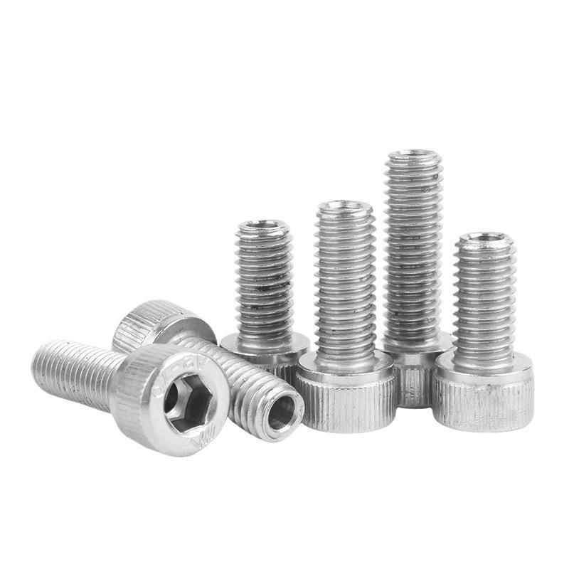 304 Stainless Steel Cylindrical Head Hexagon Hollow Screw Bolt for Lighting Wire, Through Hole, M3-M20.
