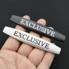 3D Metal EXCLUSIVE Styling Logo Emblem Badge Car Fender Sticker For Mercedes Benz C180 W205 W213 AMG Auto Decorative Accessories