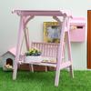 Simulation Miniature Swing Chair Furniture 1/12 Dollhosue Garden Scene Setting Children Creative Craft Project Decors