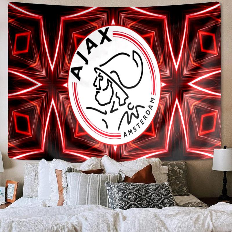 Bold Ajax Amsterdam Spirit Tapestry Playroom Tapestry, Accessories for Bedroom,Livingroom, Dormitory Room Wall Decor Fan Birthday Gifts