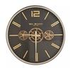 Wm.Widdop Round Wall Clock With Moving Gears - 45cm