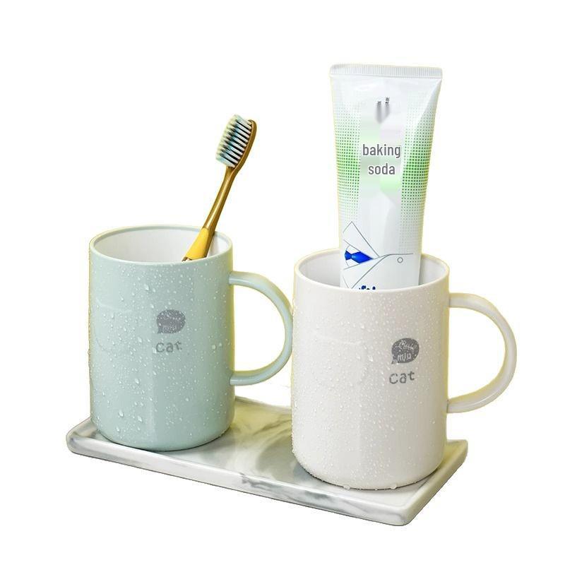 High-Quality Cute Couple Cartoon Toothbrush Cup