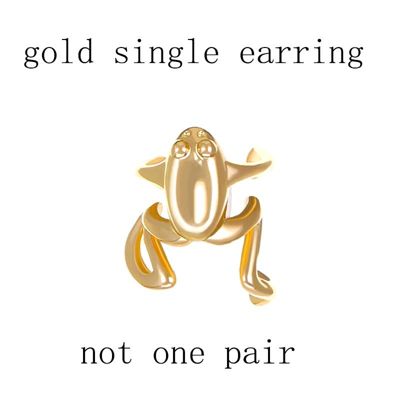 

Ретро клипса на ухо без проколов панк клипса на козелок уха одиночные минималистичные серьги праздничные украшения подарки золотой