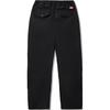 Li Ning X MEDM Daily Progress Collaboration Sports Simple Solid Color Straight Loose Casual Pants Men Bottoms Black AKXV281-1