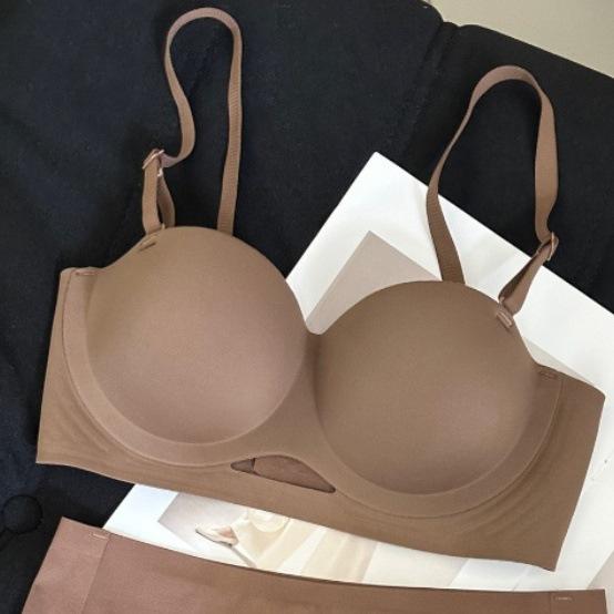 

Seamless Lift Bra Set for Small Busts - Anti-Sag, Full Support 38/85AB