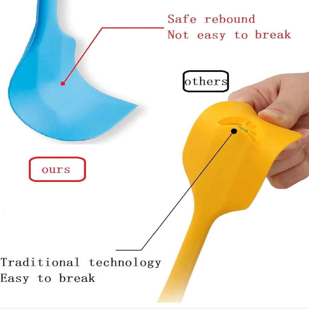 8 Pieces Silicone Spatulas,8.5 inch Non-stick Spatulas with Stainless Steel Core,Heat Resistant-500℉, One Piece Design,Food Grade Silicone,