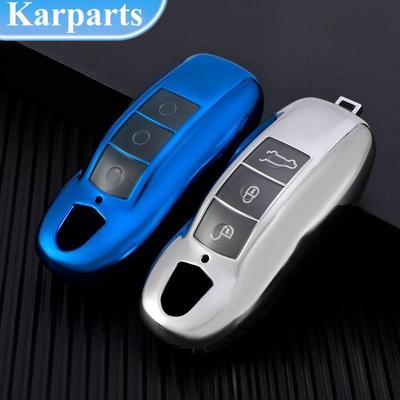 For Porsche Boxster 986 987 981 Cayenne 911 996 Macan Panamera TPU Car Remote Smart Key Case Protective Cover Shell Holder