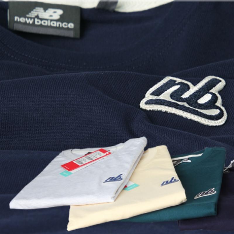 New Balance Uni Small Nb ShorT Sleeve T shirT Nbnec22013 59 Navy