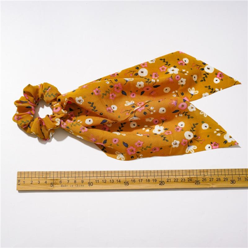 New Floral and Light and Fresh Hairband with Flowing Ribbons for Women, Versatile Ponytail Hair Accessory, Cute and Sweet Design