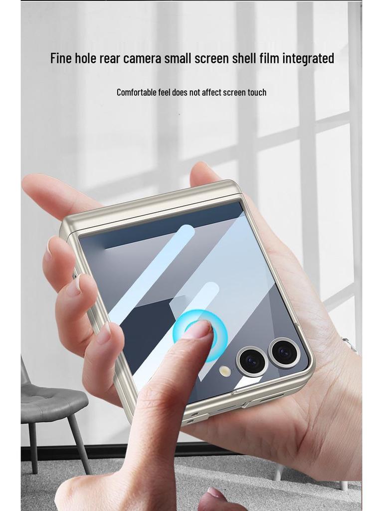 Samsung Z Flip7 Magnetisk Deksel med Penneholder & Beskyttende Skall for Flip6