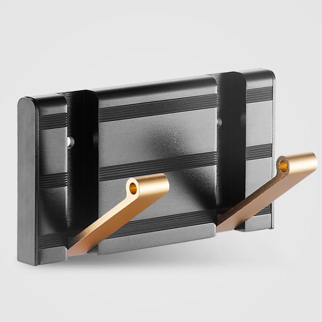 Black Nordic Decorative Wall Mounted Metal Living Room Wardrobe Clothes Hidden Wall Hook