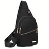 Lightweight Quilted Casual Chest Bag, Foldable Portable Trendy Versatile Tote Shoulder Bag, Ideal for Daily Use, Travel, Outdoor