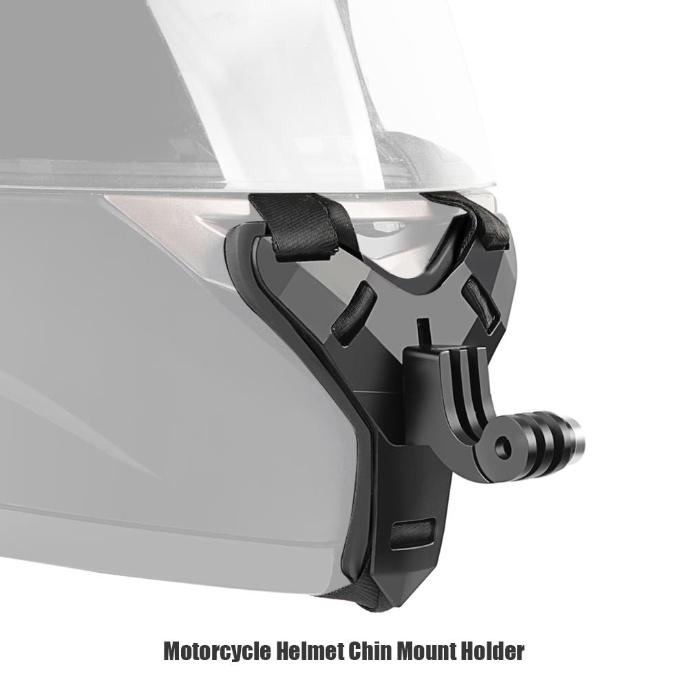 

Camera Motorcycle Helmet Chin Strap Mount for Yi GoPro Hero OSMO (Black)