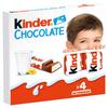 Kinder Baton de Ciocolată cu Ciocolată cu Lapte și Umplutură de Lapte 50 G (4 Bucăți)