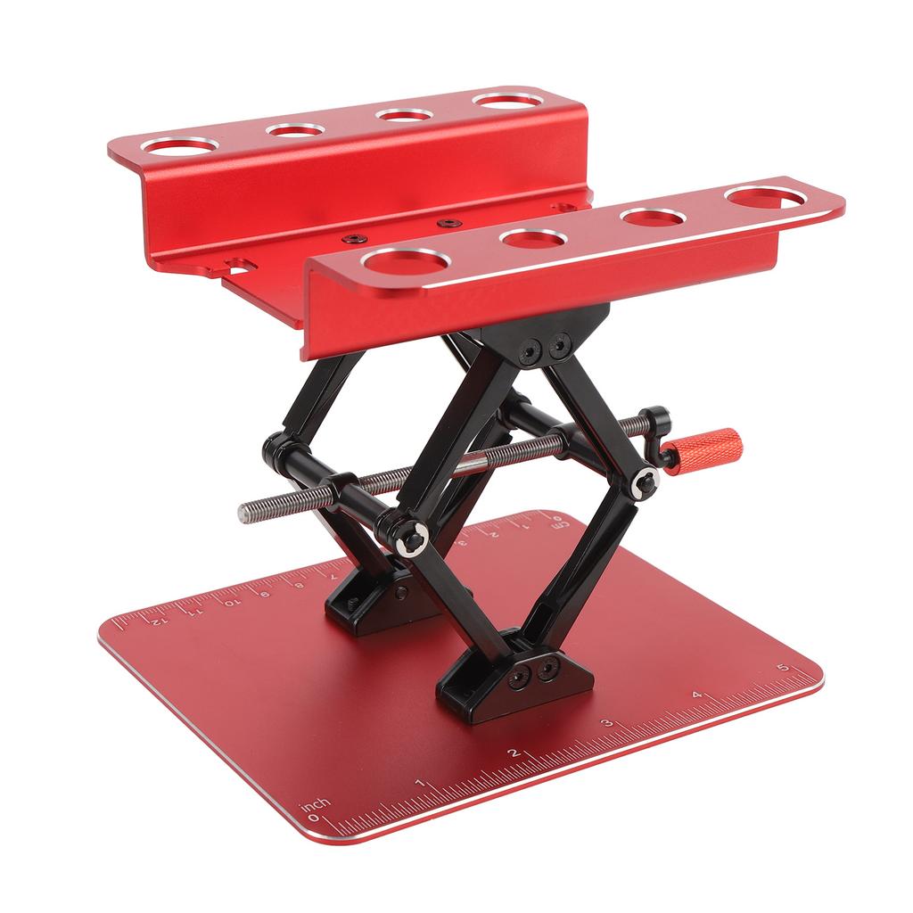 RC Car Work Stand Simulation Metal RC Repair Workstation Support Elevating Rotatable for 1:8 and 1:10 RC Car