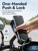 Motorcycle Phone Mount, One-Handed Anti-Shake Bike Holder, Universal Fit for Electric Scooter & Motorbike