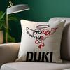 Rapper D-Duki Pillow Case Plush Fabric Soft Pillowcase Double Sided Print Sofa Cushion Cover Throw