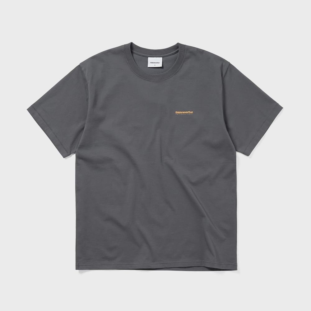 ThIs Is Never That Intl Logo Tee Dark Grey S