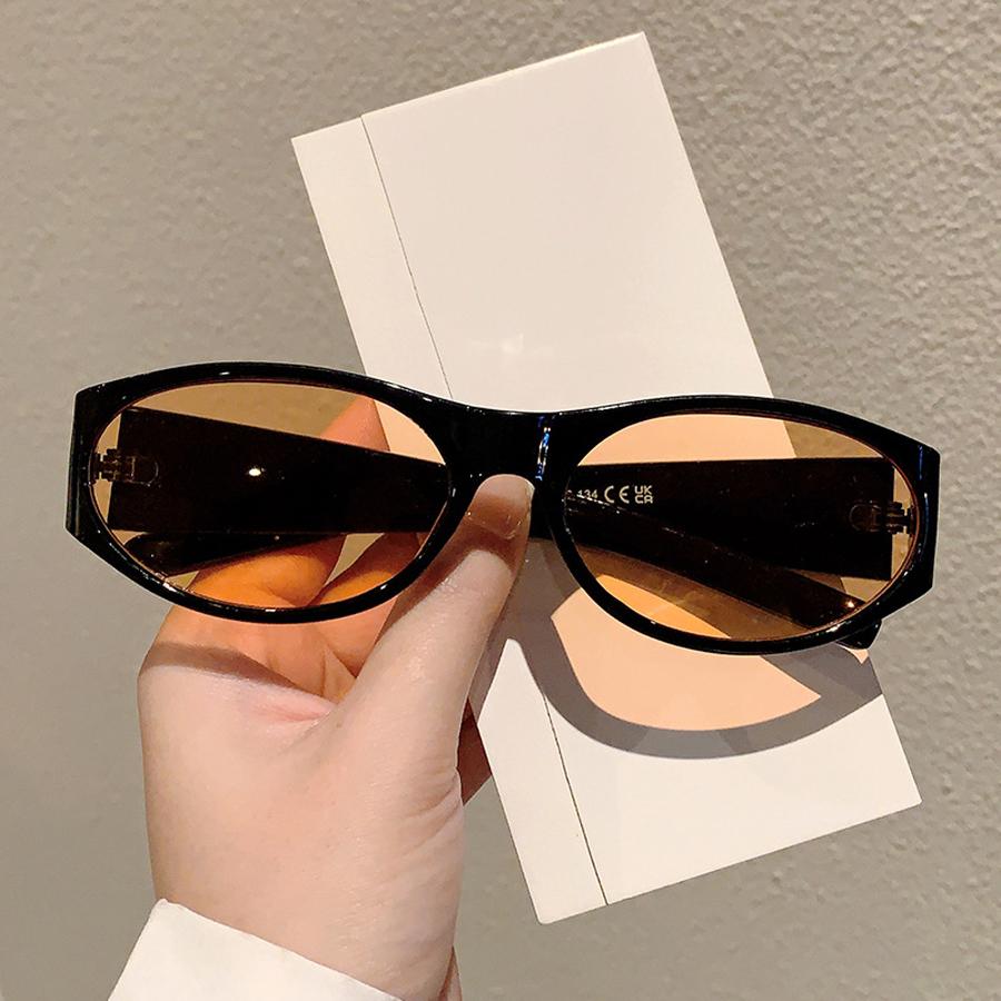 Trend Oval Sunglasses Women New Fashion Luxury Brand Design Y2K Sun Glasses Ladies Classic Punk Big Frame Goggle Eyewear UV400