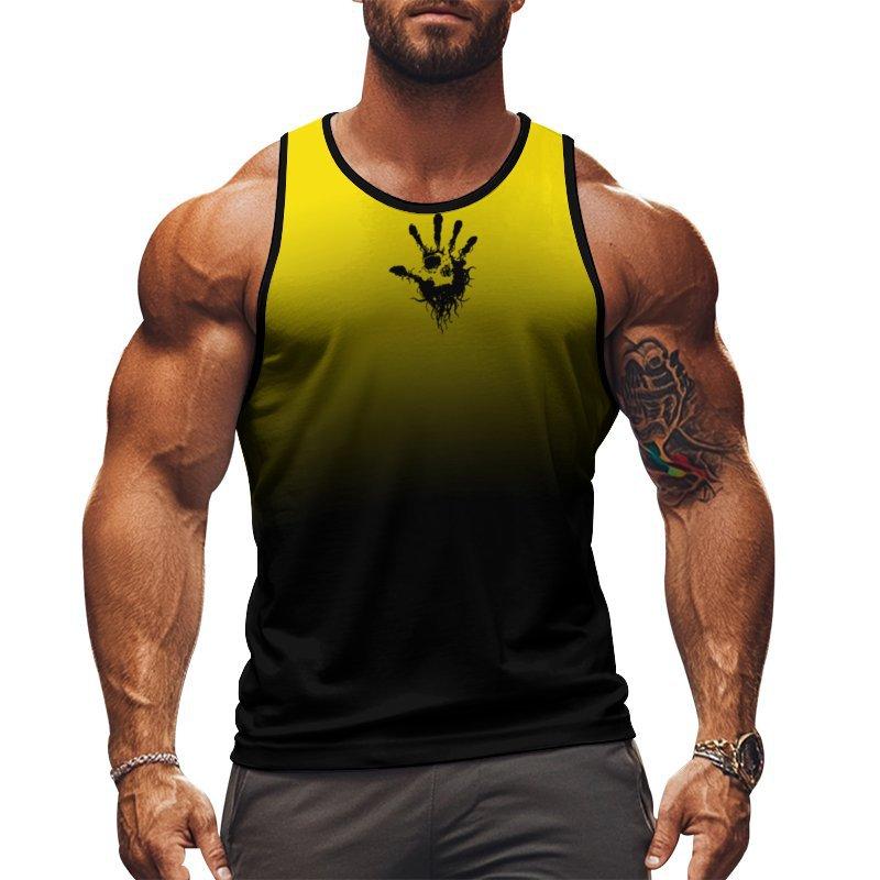 3D Printed Sports Vest Summer Men Y2k Sleeveless Men's Top Oversized Tank Fashion Streetwear T Shirt