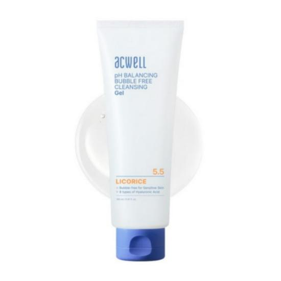 ACWELL pH Balancing Bubble Free Cleansing Gel Low pH Gentle Cleanser 160ml