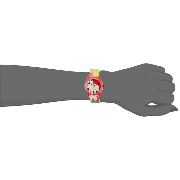 Q&Q SmileSolar Flower Road Watch R01A-513VK (Pink x Red, 36mm)