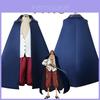 One Piece Shanks Cosplay Costume Cloak Outfit For Kids Adult Xmas Carnival