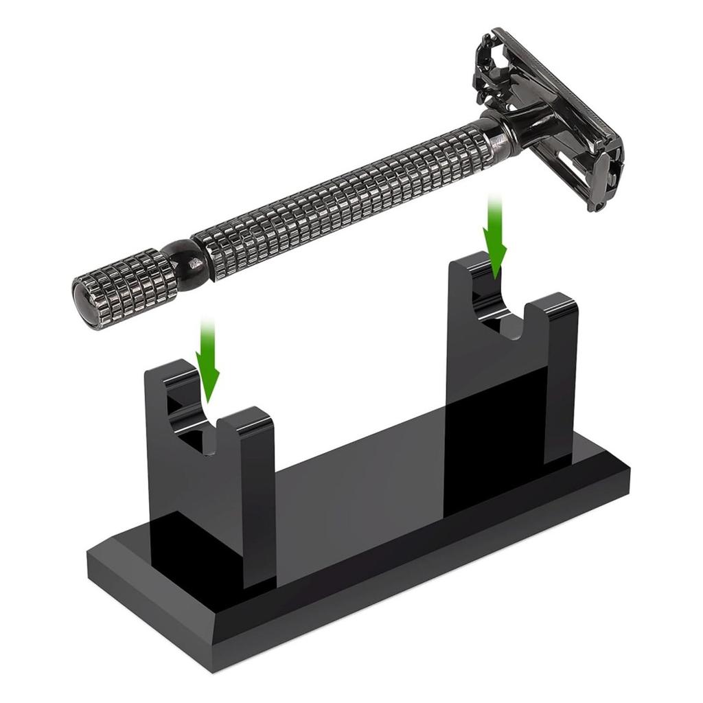 Acryl Rasiermesserhalter Ständer Passend für Viking Blades Chief MK-23C Badezimmerablage Rasur