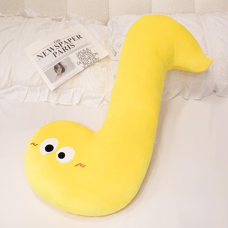 Giant Cartoon Music Note Plush Toys Super Soft Sleep Hug Pillow Sofa Cushion Children Kids Sleep Accompany Doll Birthday Gift